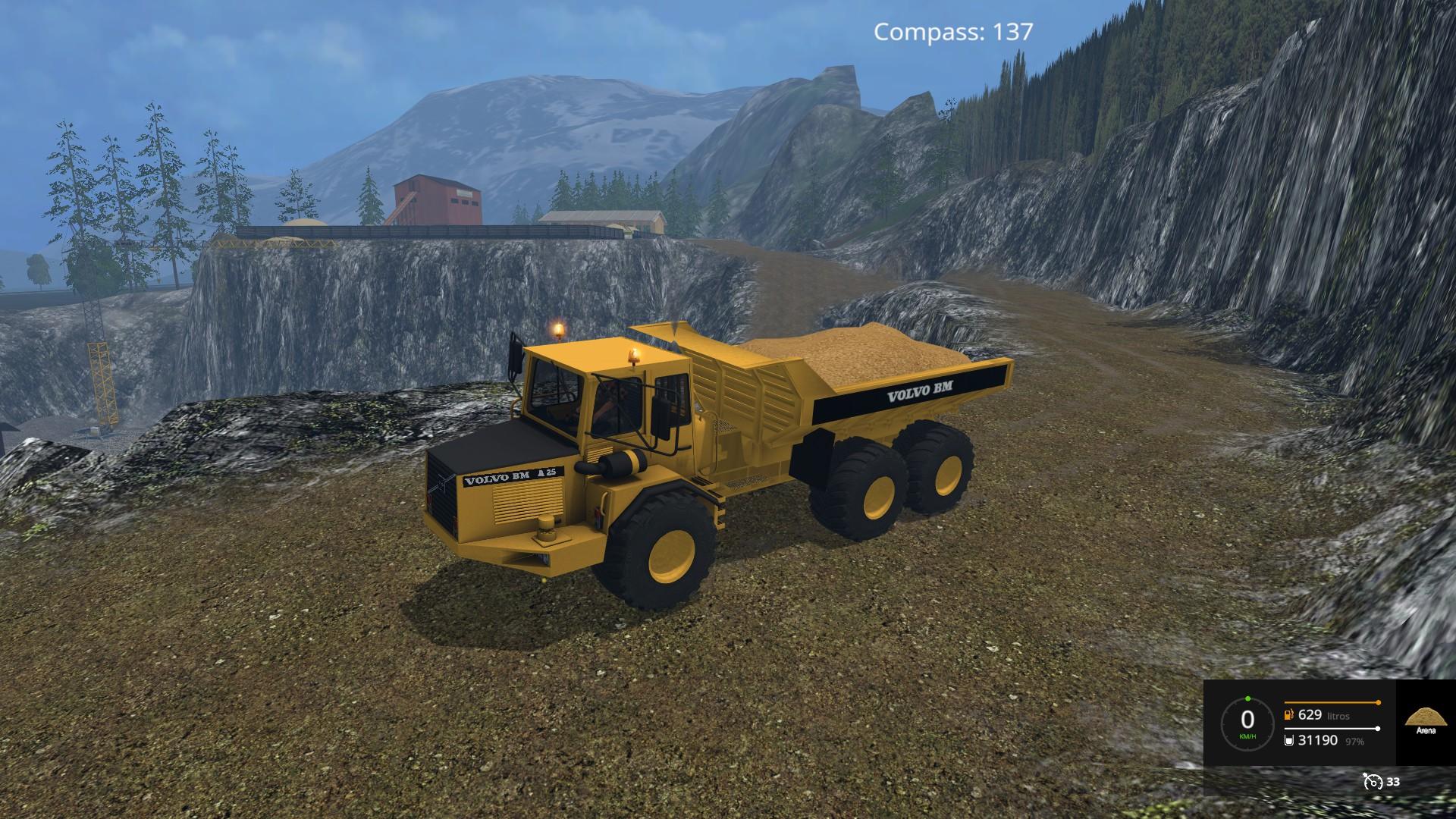 Dumper Volvo A25 V10 • Farming Simulator 19 17 15 Mods Fs19 17 15 Mods 1204