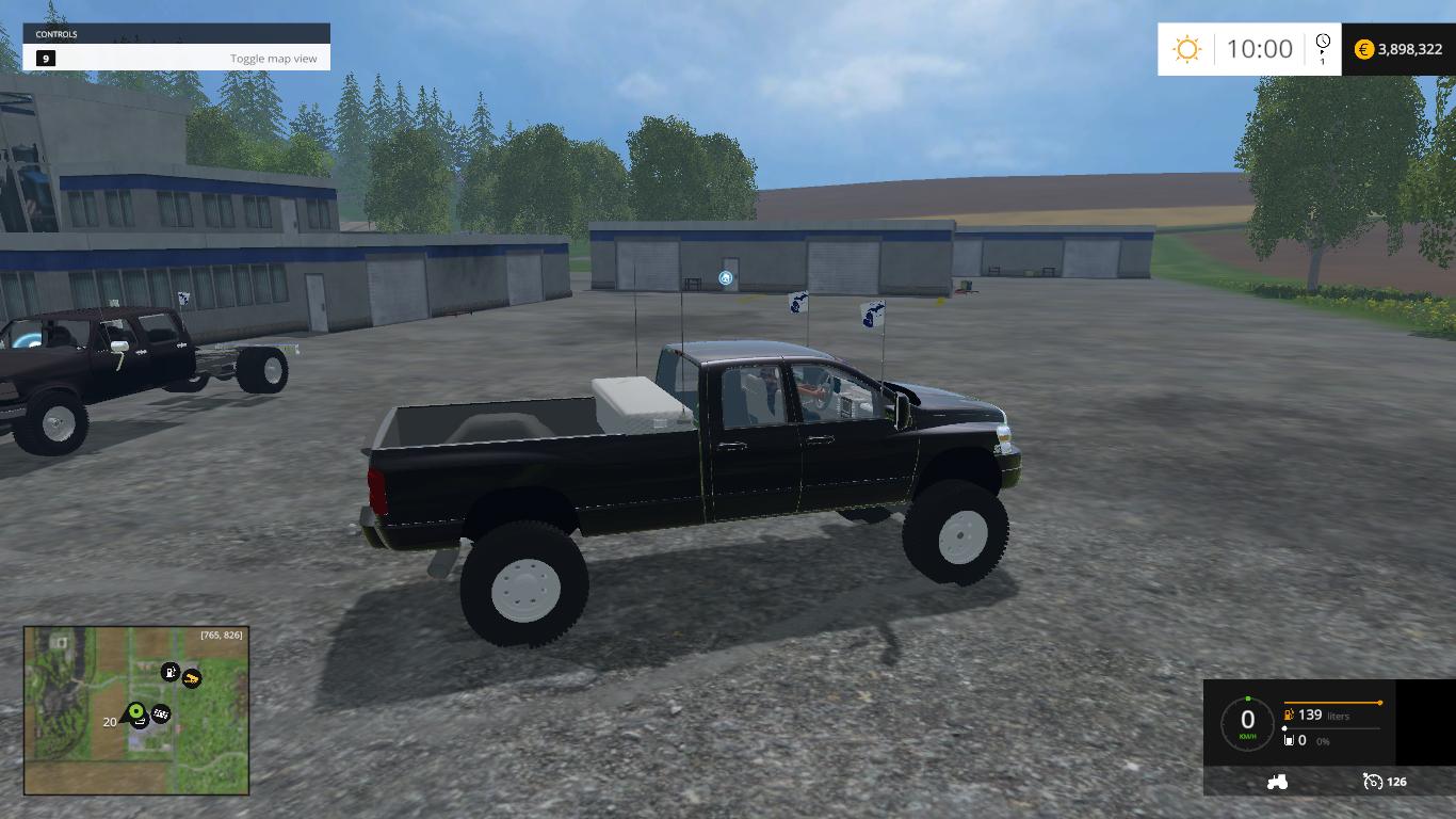 2008 DODGE 3500 WIDE STANCE V2 0 Farming Simulator 19 17 22 Mods