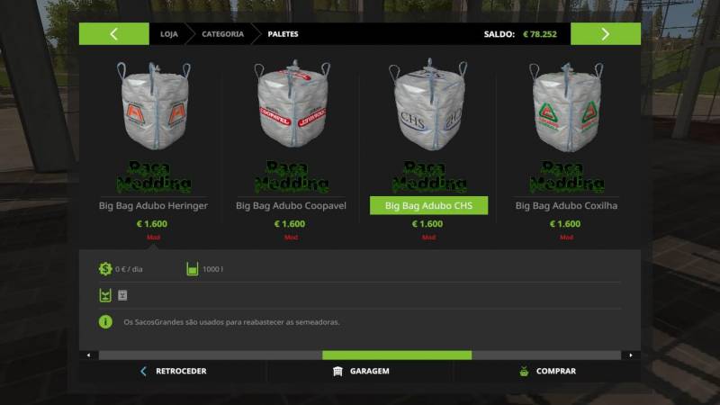 Fs Big Bags By Raca Modding Farming Simulator Mods