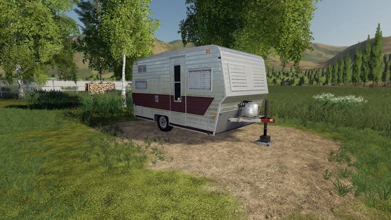 FS19 FS19 PLACEABLE CAMPER V1 0 0 0 Farming Simulator 19 17 22 Mods