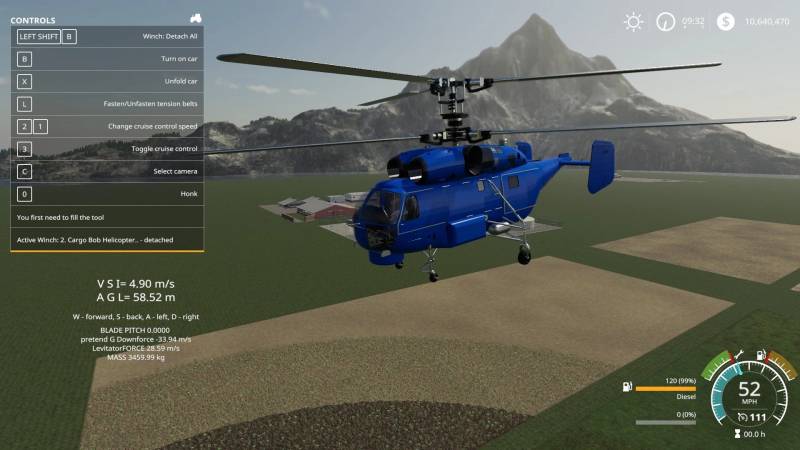 FS19 KA 27 HELICOPTER V1 0 0 1 Farming Simulator 19 17 22 Mods