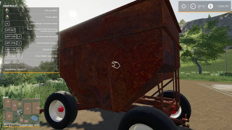 FS19 RUSTY GRAVITY WAGON V1 0 0 0 Farming Simulator 19 17 22 Mods