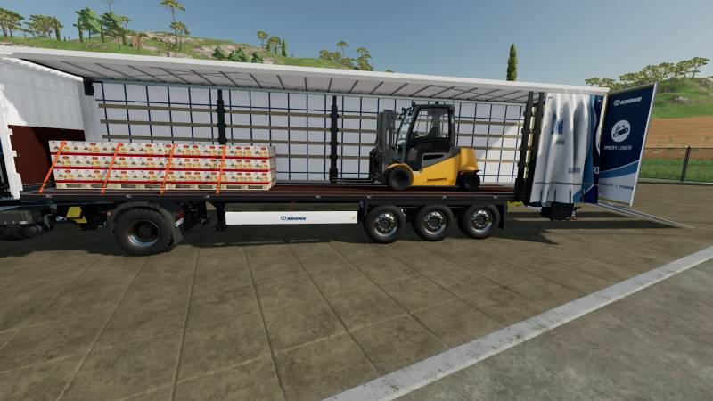 Fs Krone Profi Liner With Ramps Al V Farming Simulator