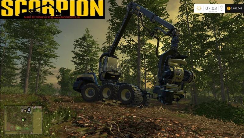 PONSSE ECOLOG 6WD UND 4WD V3.0 • Farming simulator 19, 17, 22 mods ...