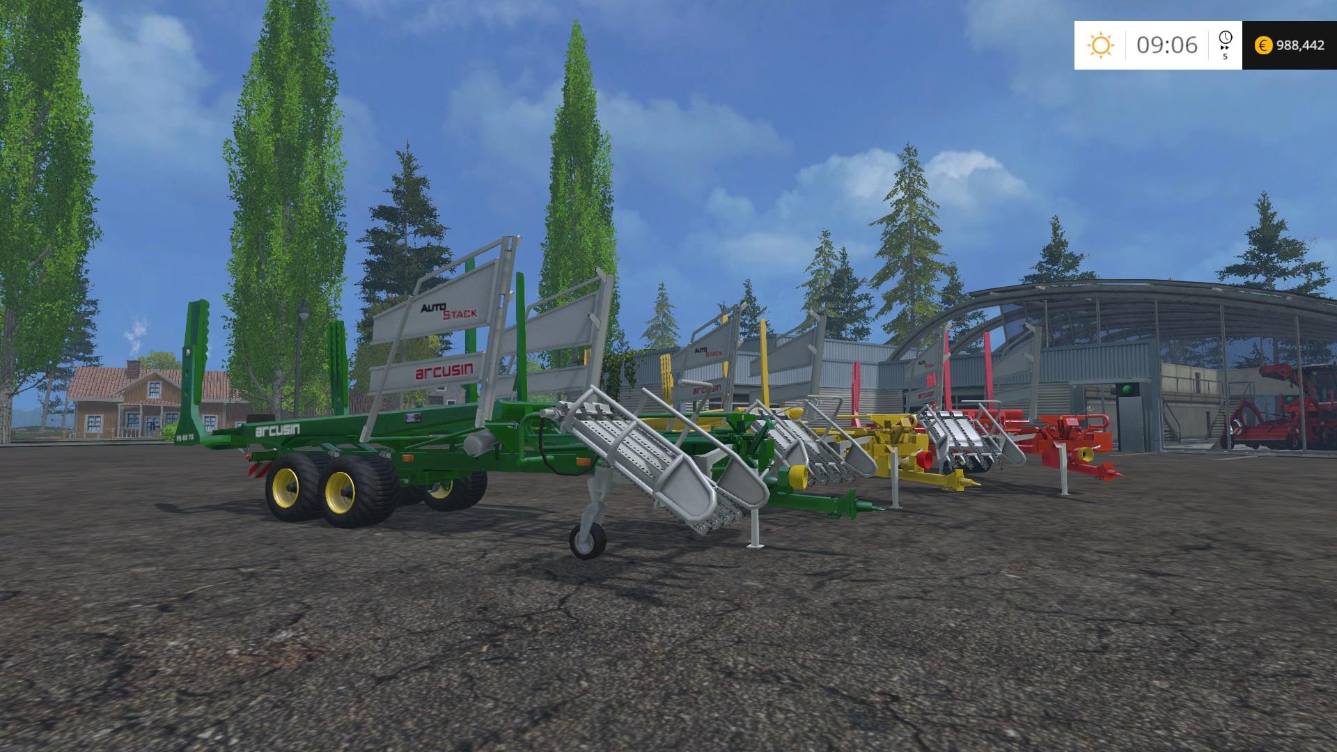 Пак v 3. AUTOSTACK FS 63.72. FS 15: Arcusin AUTOSTACK fs63 Farming Simulator. Прицеп Arcusin AUTOSTACK FS. Arcusin fs63-72.