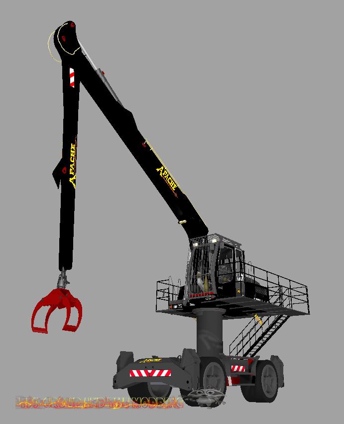 LIEBHERR 900C LONG REACH APACHE DEMOLITION • Farming simulator 19, 17 ...