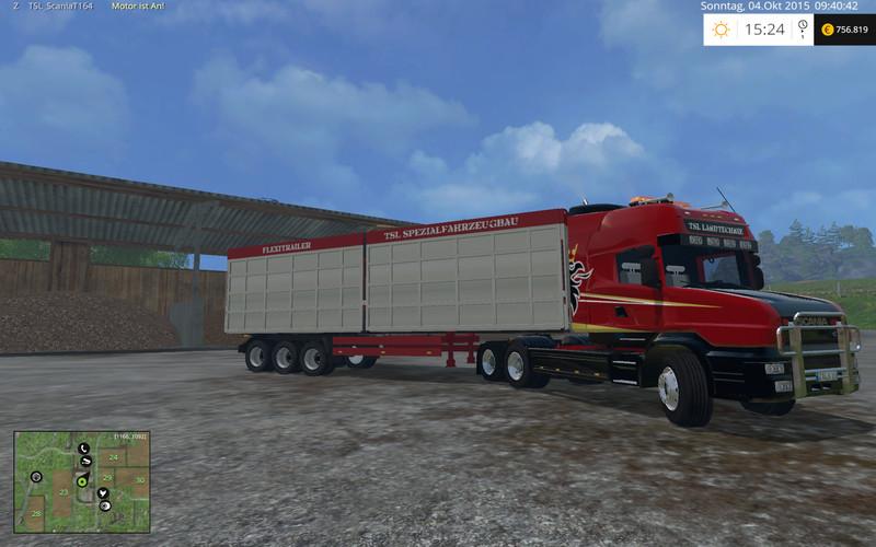 Flexisemitrailer V1.0 Wsb • Farming Simulator 19, 17, 22 Mods 