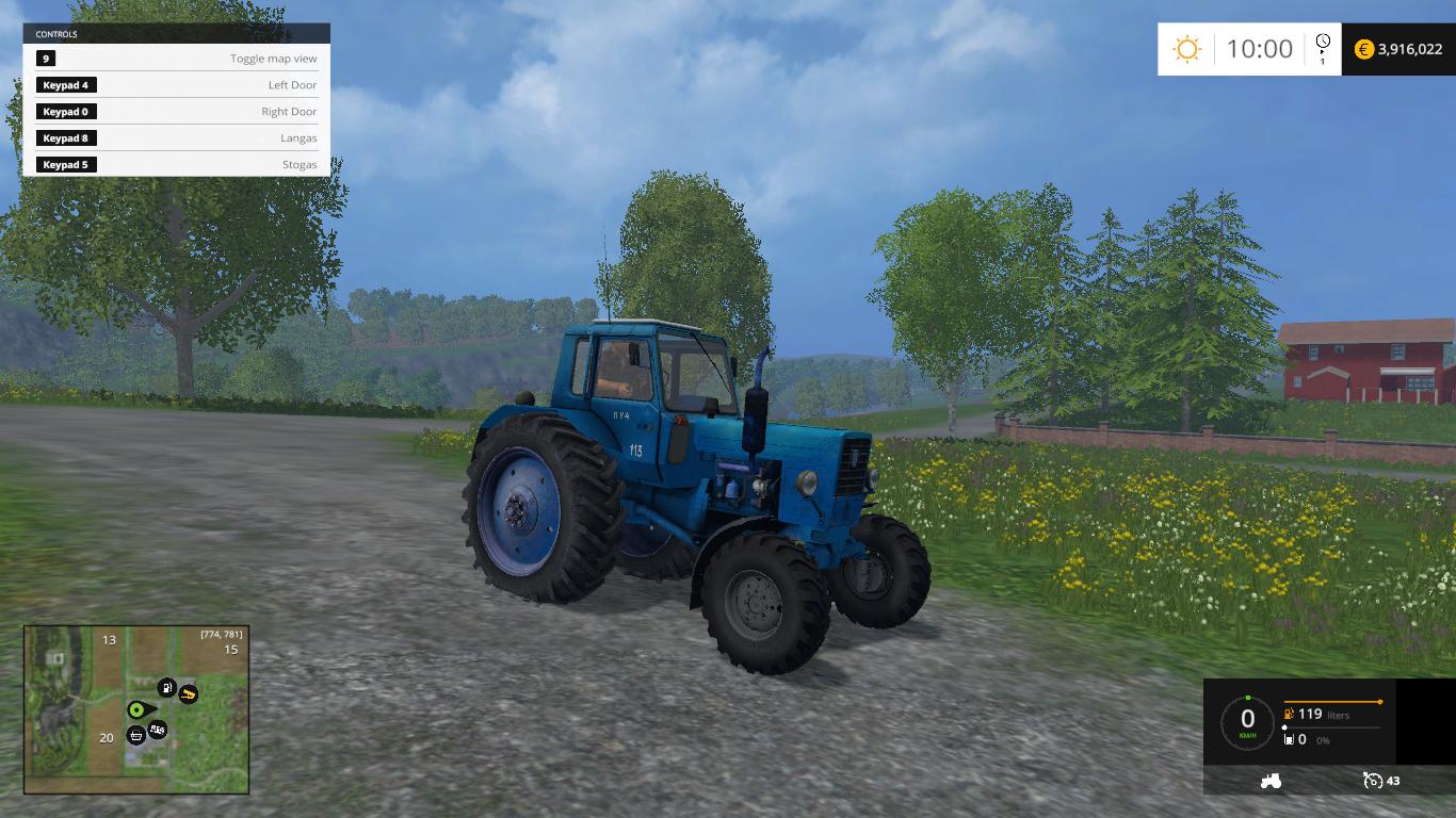 BELARUS MTZ 82 BLUE V2.0 • Farming simulator 19, 17, 22 mods | FS19, 17 ...