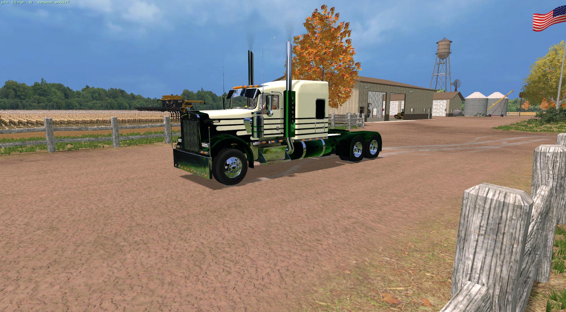 2007 Kenworth W900l Flattop V1 • Farming Simulator 19 17 22 Mods Fs19 17 22 Mods 0584