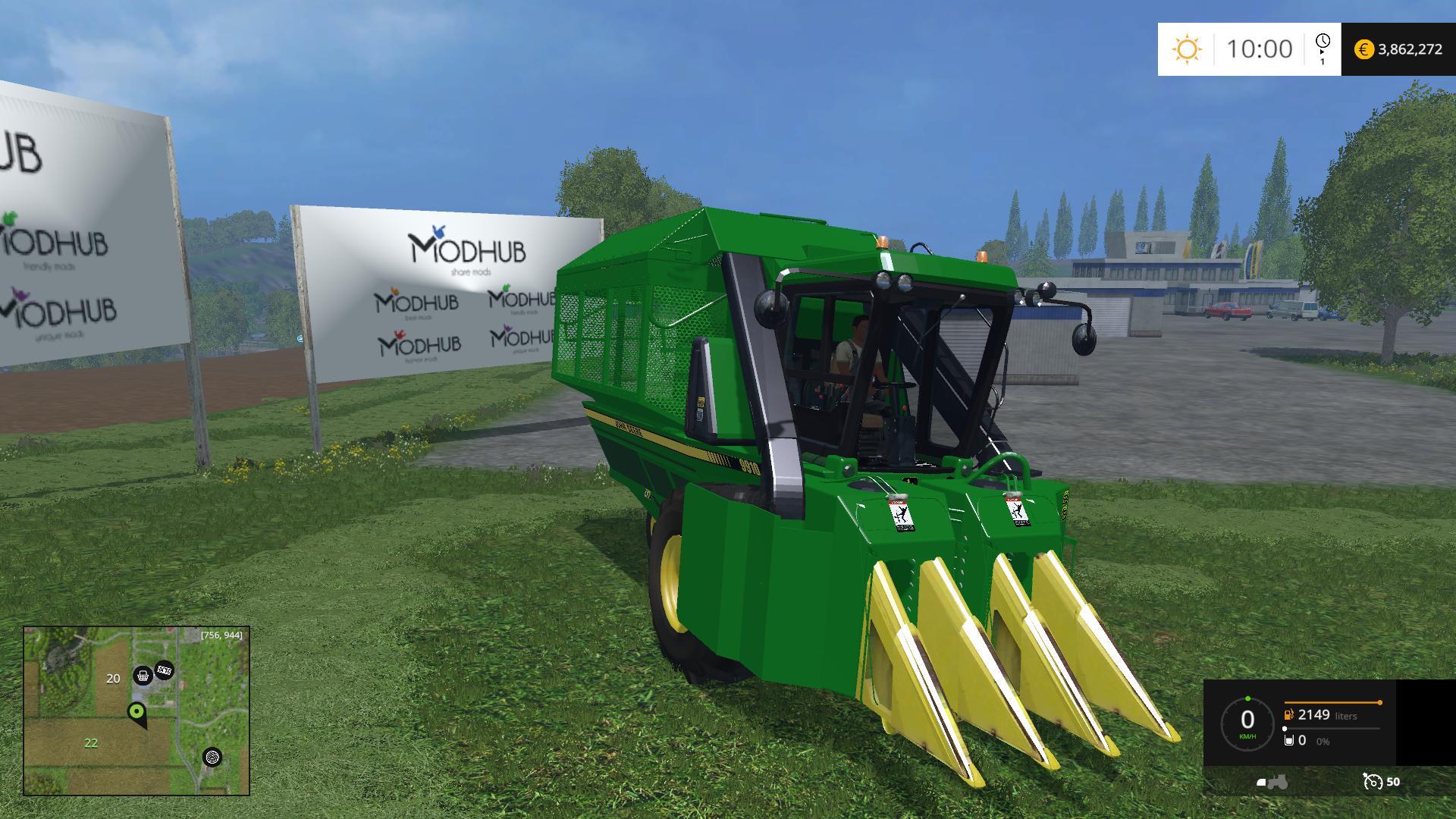 John Deere 9910 Cotton Picker V1 • Farming Simulator 19 17 15 Mods 3299