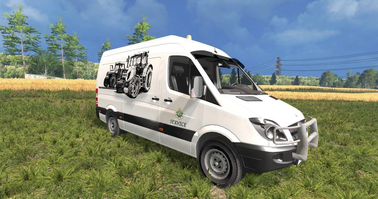 Mercedes Sprinter Service V10 • Farming Simulator 19 17 22 Mods