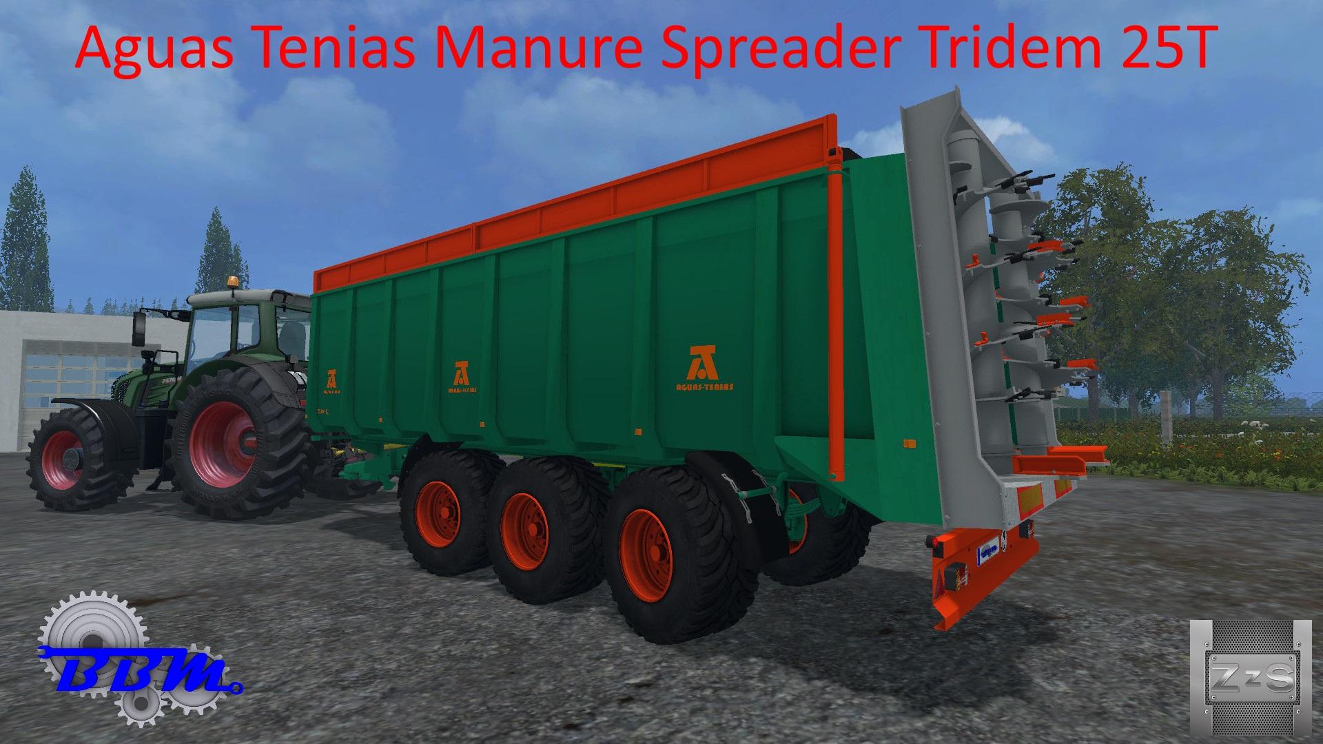 Aguas Tenias Manure Spreader Tridem V Farming Simulator Mods Fs Mods