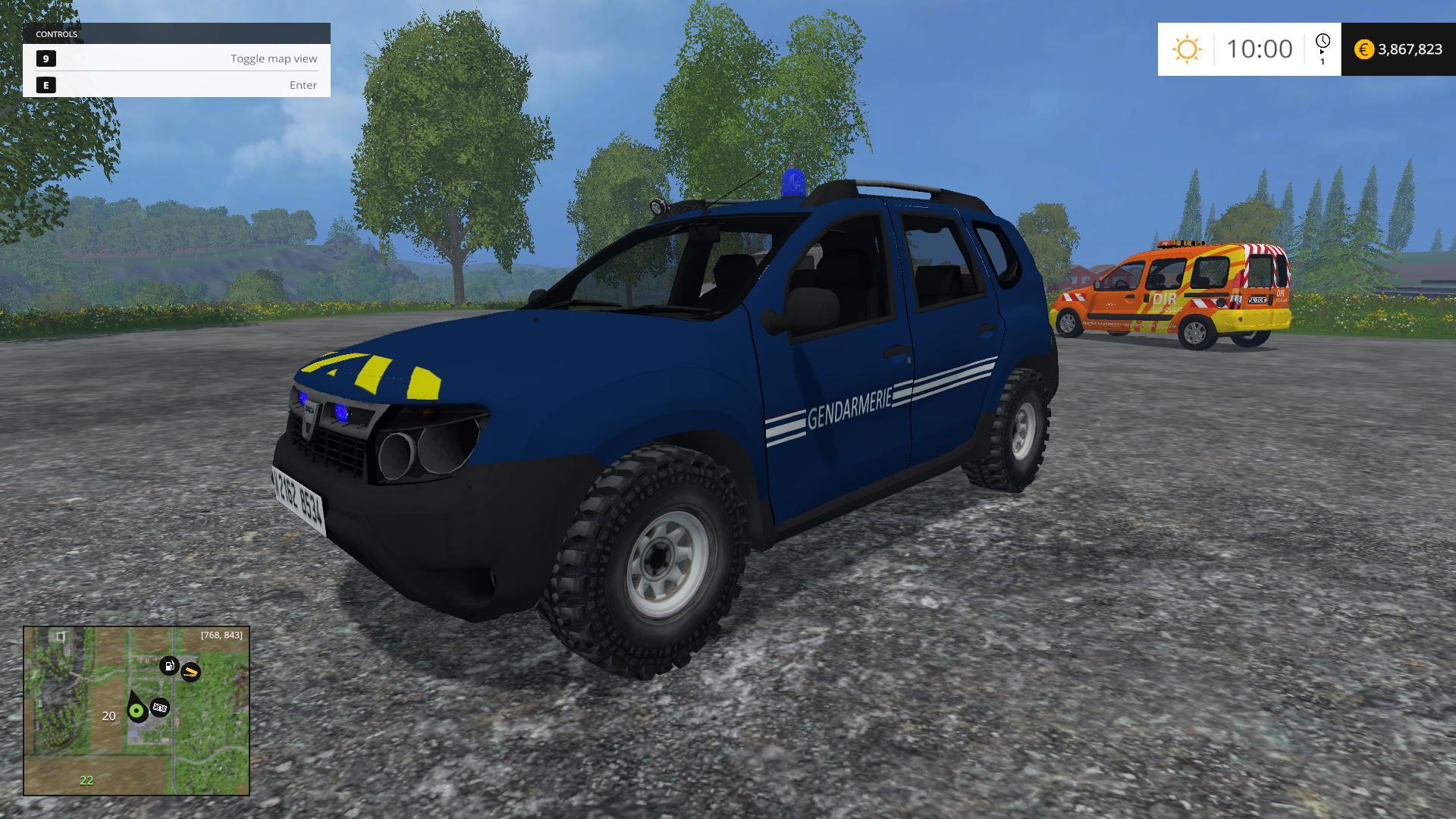 DACIA DUSTER GENDARMERIE NATIONALE V1.0 • Farming simulator 19, 17, 22 ...