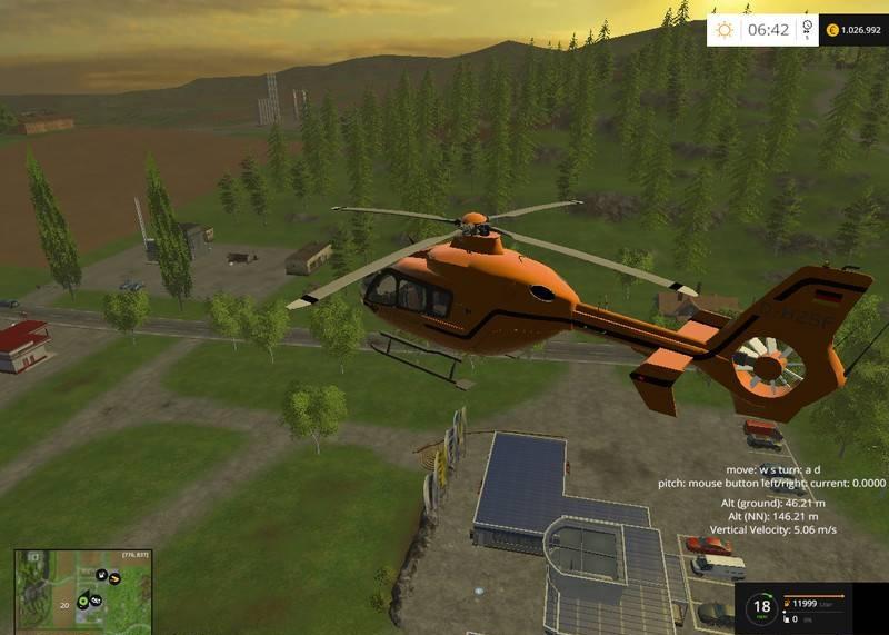 MEDEVAC BUNDESWEHR [EC135] V1.0 • Farming simulator 19, 17, 22 mods ...