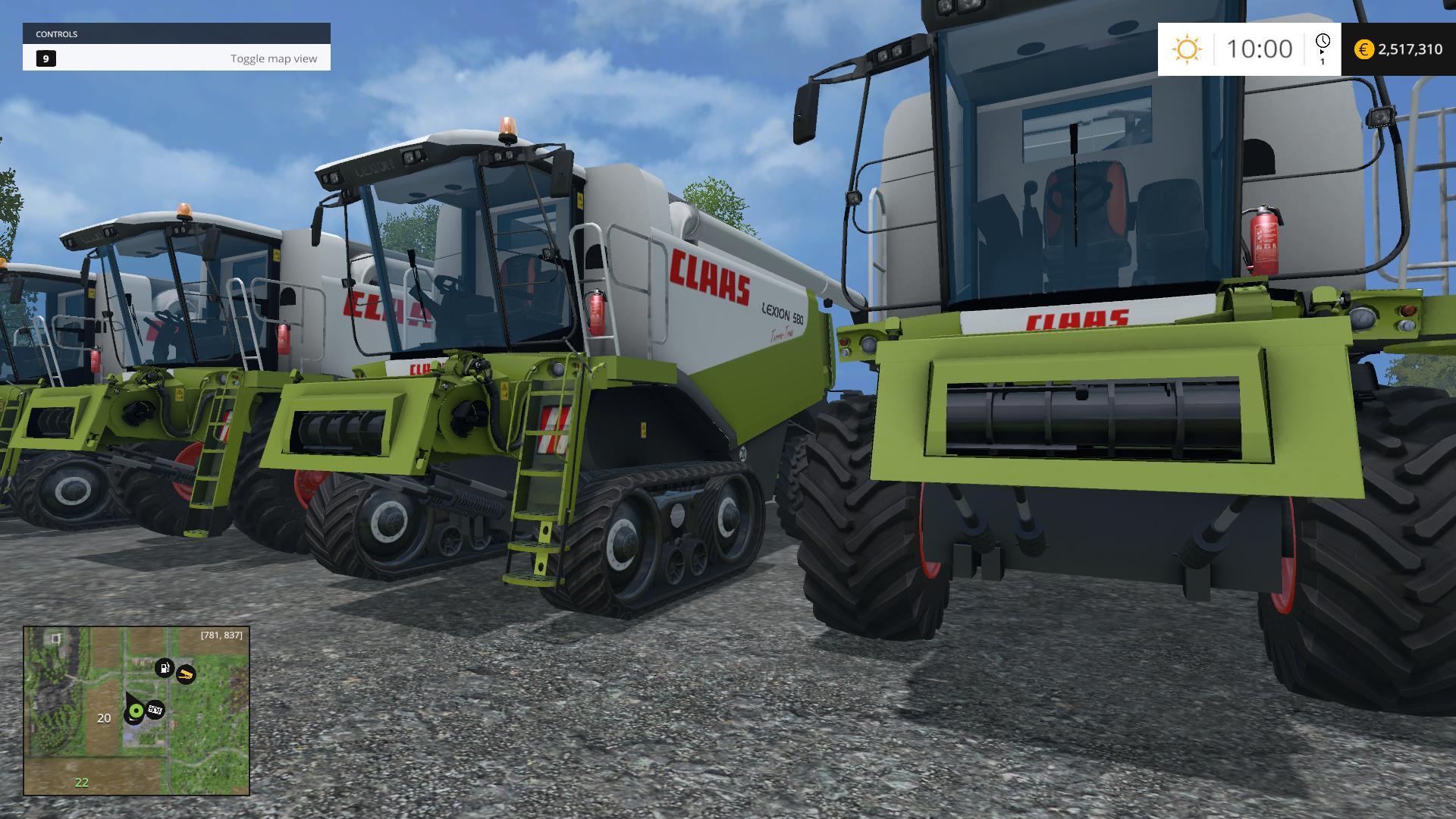 CLAAS LEXION 580/600 PACK V1.6 • Farming simulator 19, 17, 22 mods ...