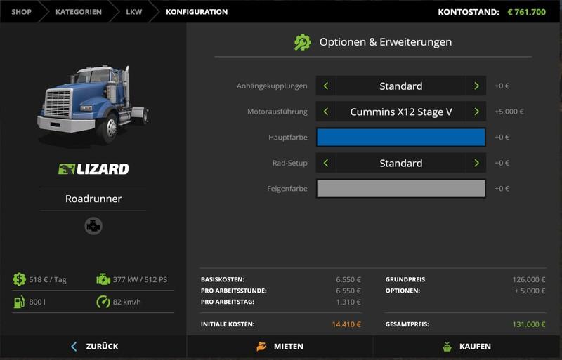 FS17 LIZARD ROADRUNNER V1.0 • Farming simulator 19, 17, 22 mods | FS19 ...