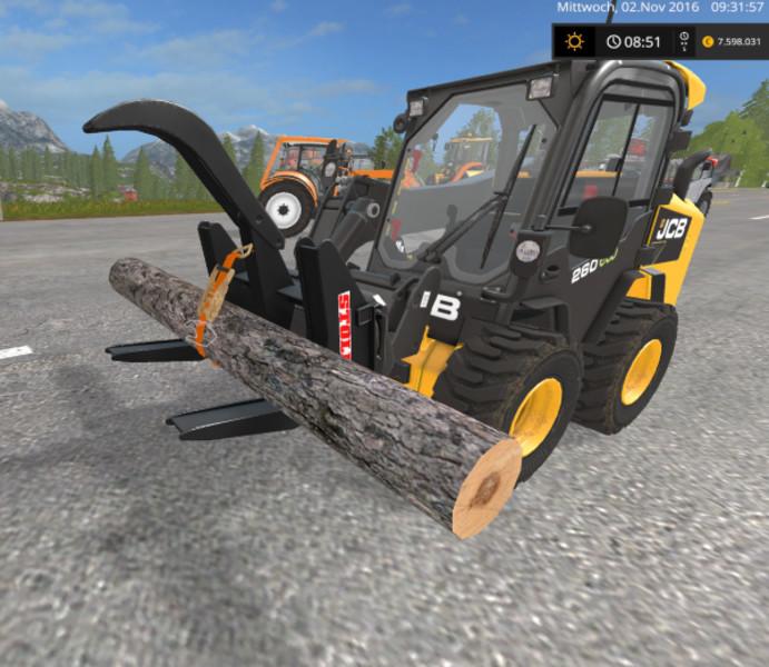 STOLL LOG GRAPPLE WITH STRAP V1.2 • Farming simulator 19, 17, 22 mods