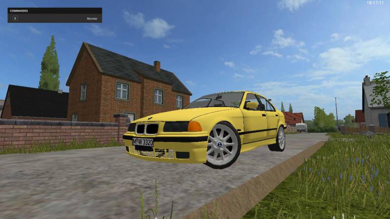 FS17 BMW 320I E36 V1.0 • Farming simulator 19, 17, 22 mods | FS19, 17 ...