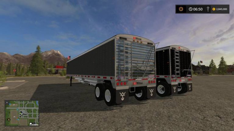 FS17 BLACK AND PEWTER WILSON HOPPER BOTTOM V1.5 • Farming simulator 19 ...