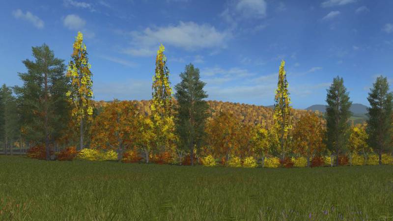 Fs17 Autumn Trees Prefab V10 • Farming Simulator 19 17 22 Mods 3048