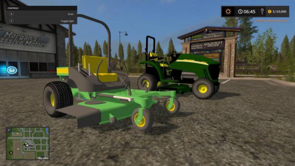 FS17 JOHN DEERE 3520 AND ZERO TURN V1.0 • Farming simulator 19, 17, 22 ...