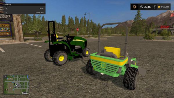 FS17 JOHN DEERE 3520 AND ZERO TURN V1.0 • Farming simulator 19, 17, 22 ...