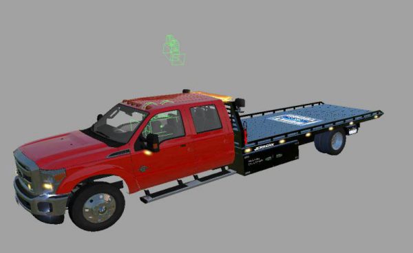 FS17 RED F350 ROLLBACK V1.1 • Farming simulator 19, 17, 22 mods | FS19 ...