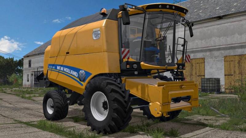 Fs17 New Holland Tc5   Tc5000 And Headers V1.0.0.0 • Farming Simulator 