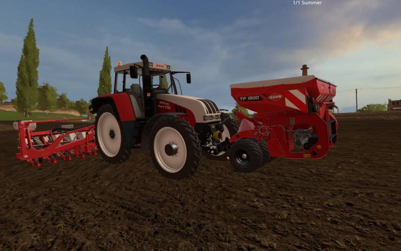 FS17 STEYR CVT 170 V1.0 • Farming simulator 19, 17, 22 mods | FS19, 17 ...