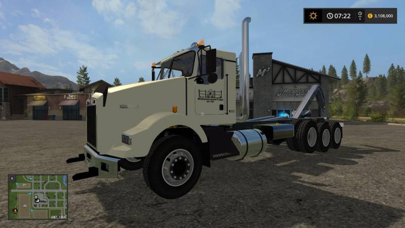 FS17 WMF KENWORTH T800 HOOKLIFT FS17 V1.0.0.0 • Farming simulator 19 ...