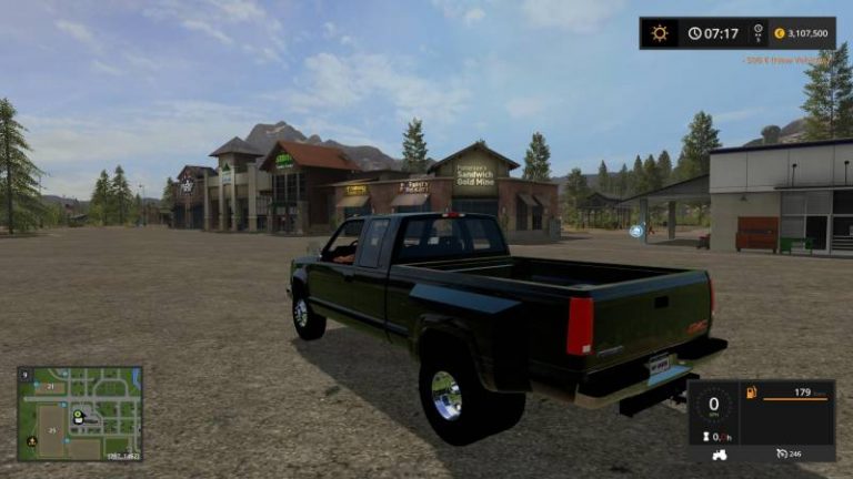 FS17 1992 GMC SIERRA ONE TON TRUCK V1.0 • Farming simulator 19, 17, 22 ...