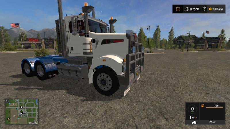 FS17 KENWORTH T908 DAYCAB V2.0 • Farming simulator 19, 17, 22 mods ...