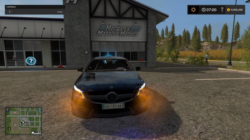 FS17 MERCEDES CLA 45 AMG BLACK EDITION V2.0 • Farming simulator 19, 17 ...