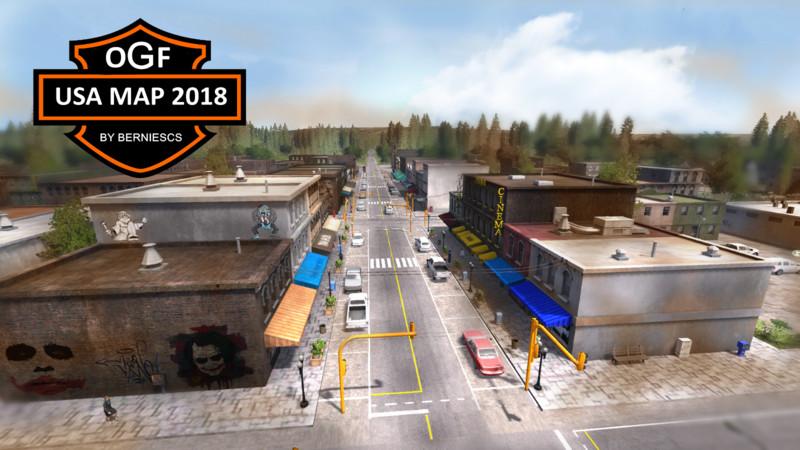 FS17 OGF USA MAP 2018 V1.0 • Farming simulator 19, 17, 22 mods | FS19 ...