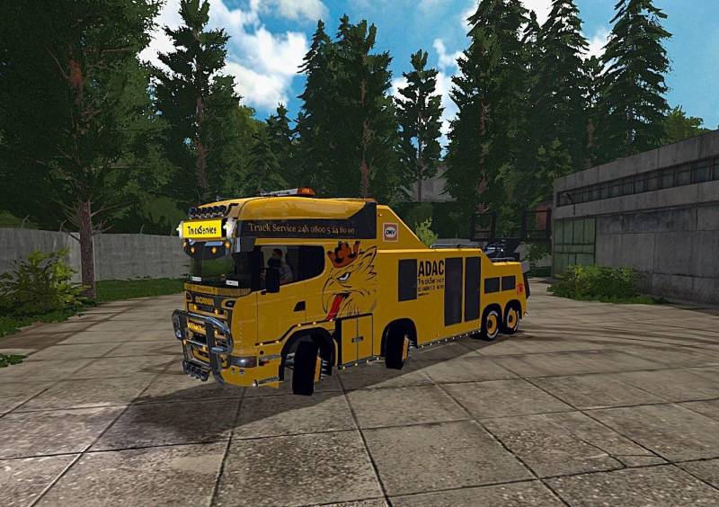 Scania R500 Tow V1 • Farming Simulator 19 17 15 Mods B21 8584