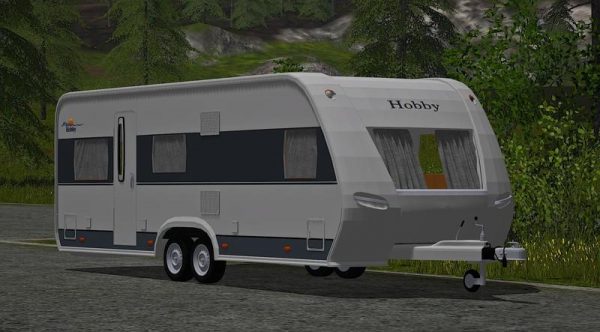 FS17 HOBBY CARAVAN PRESTIGE 650 V1.0 • Farming simulator 19, 17, 22 ...