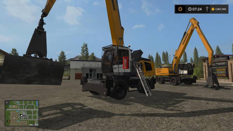 FS17 LIEBHERR GREIFER RAEDER V1.0 • Farming simulator 19, 17, 22 mods ...