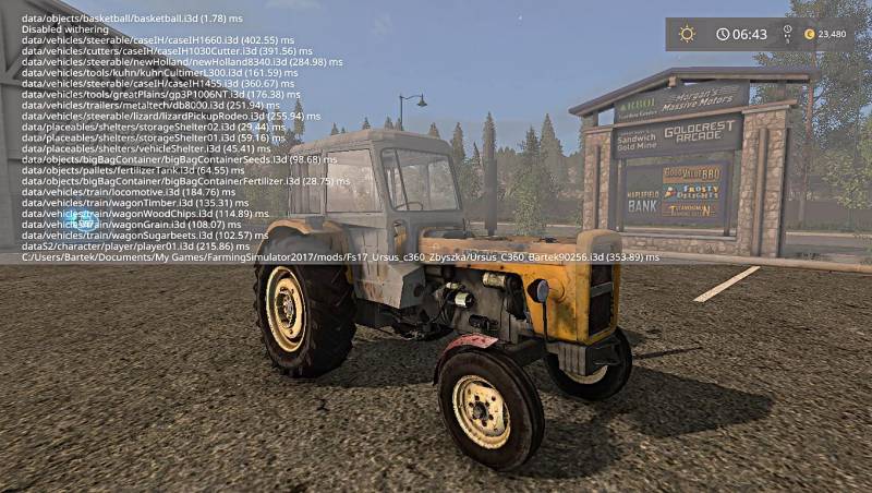 FS17 URSUS C360 V1.0.0.0 • Farming simulator 19, 17, 22 mods | FS19, 17 ...