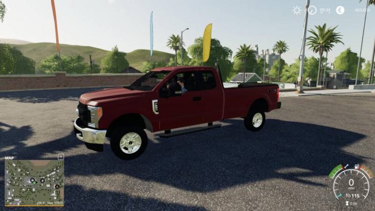 FS19 2017 FORD F250 FIXED V2.0 • Farming simulator 19, 17, 22 mods ...