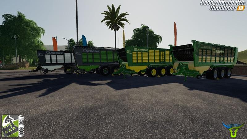 Fs19 Krone Pack By Bonecrusher6 V110 • Farming Simulator 19 17 22 Mods Fs19 17 22 Mods 7714