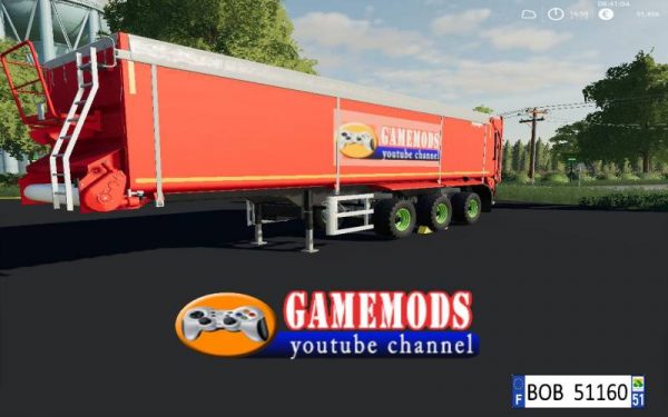 a enclosed trailer mod for fs19