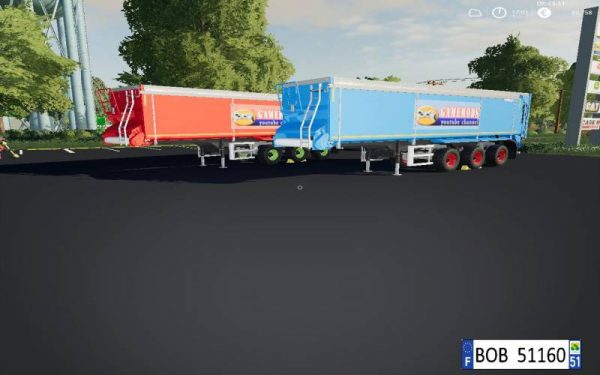 a enclosed trailer mod for fs19