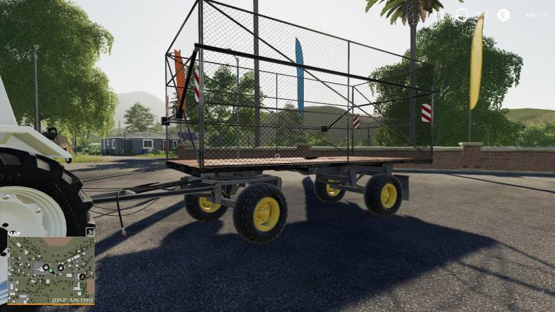 FS19 HW 80 BALE TRAILER V1.0.0.0 • Farming simulator 19, 17, 22 mods ...