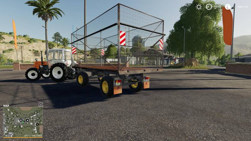 FS19 HW 80 BALE TRAILER V1.0.0.0 • Farming simulator 19, 17, 22 mods ...