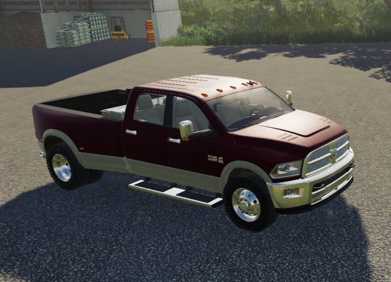 FS19 RAM 3500 FLATBED V1.0.0.0 • Farming simulator 19, 17, 22 mods ...