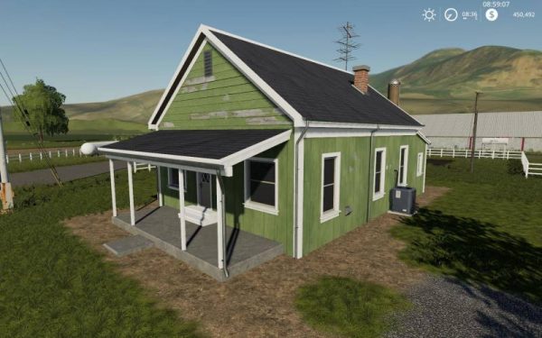 Fs19 Placeable 2 Bedroom House With Sleep Trigger V10 • Farming Simulator 19 17 22 Mods 7653