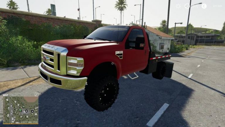 FS19 2010 F350 REGCAB FLATBED V1.0.0.0 • Farming simulator 19, 17, 22 ...