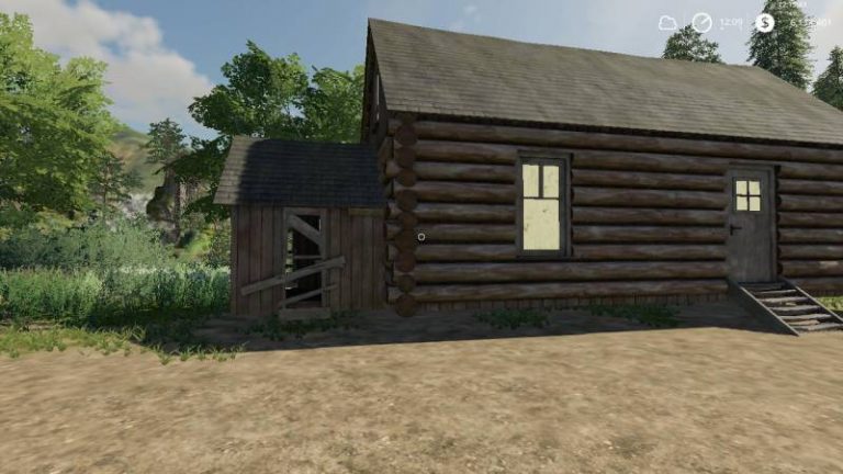 FS19 LOG CABIN V1.0 • Farming simulator 19, 17, 22 mods | FS19, 17, 22 mods