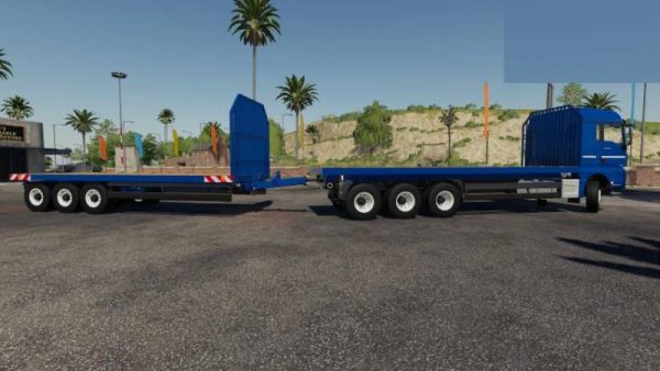 Fs19 Truck And Trailer Man V1 0 0 0 Farming Simulator 19 17 15 Mods Fs19 17 15 Mods