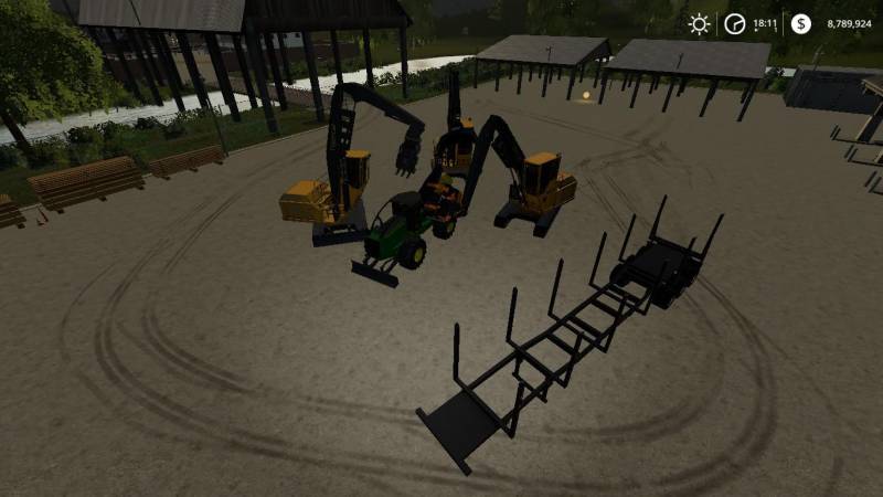 logging equipment on farming simulator 19